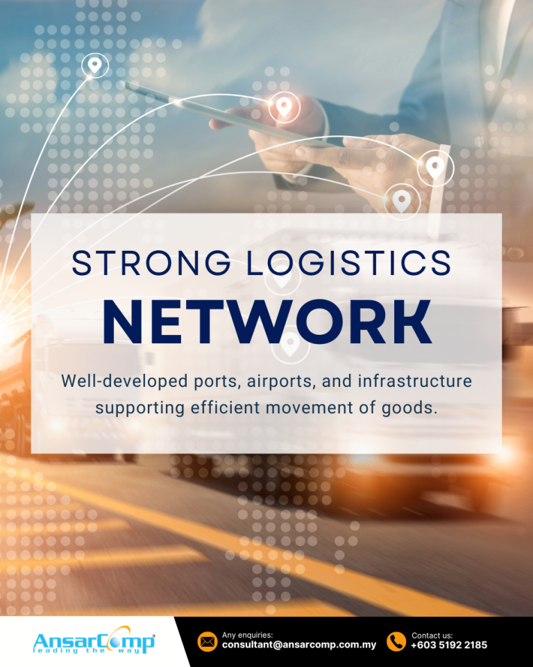 3.Storng logistics network