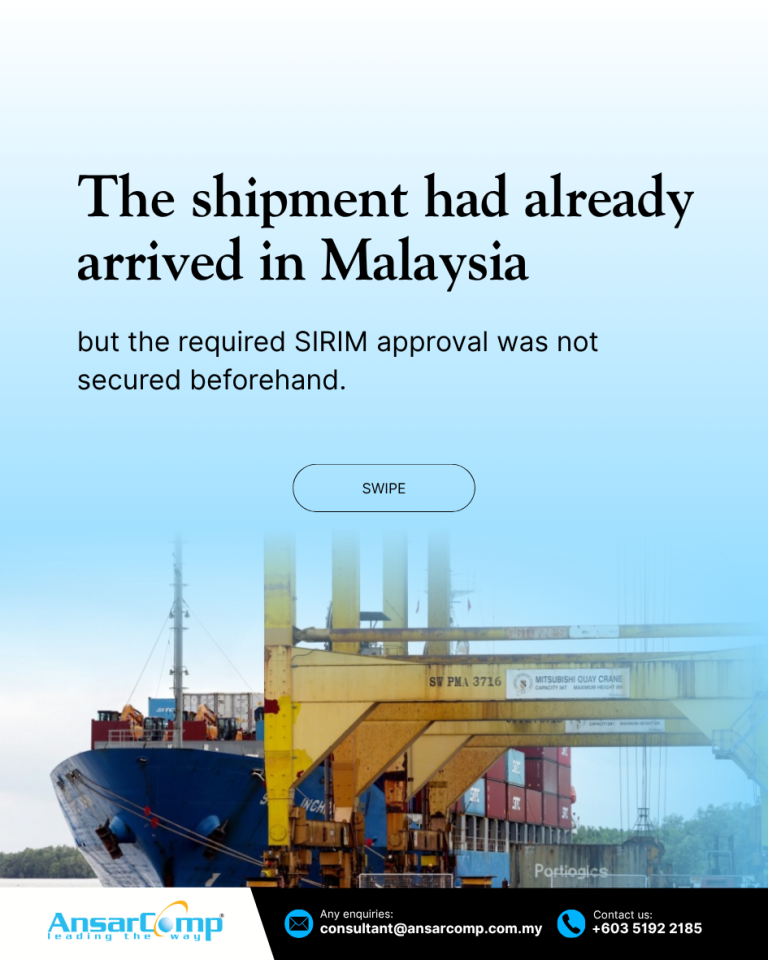 3.the shipment had already